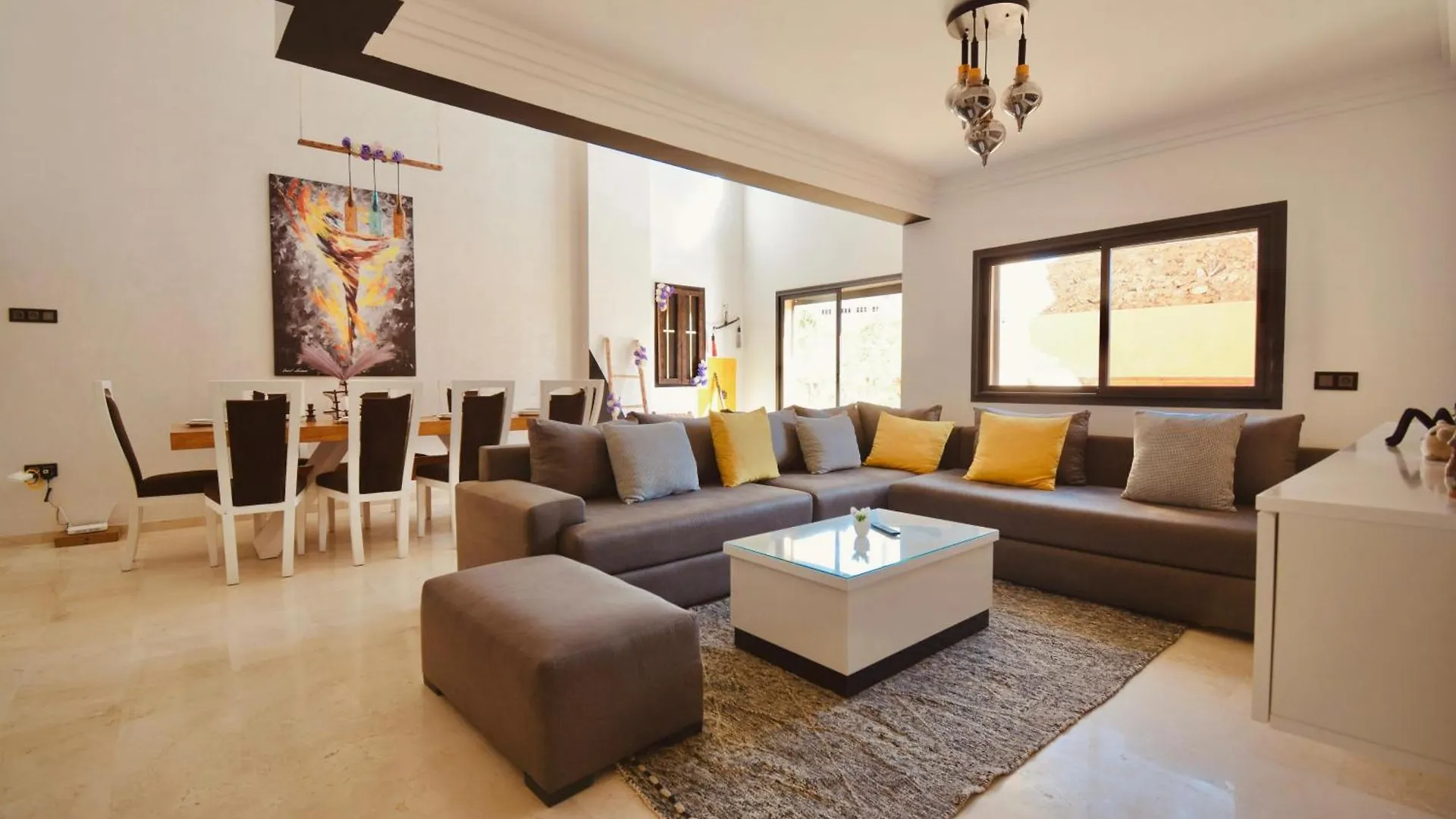 Apartmán Duplex- M Avenue , Swimming Pool , Fibre Optique Wifi , Parking , Gueliz Centre Marakéš