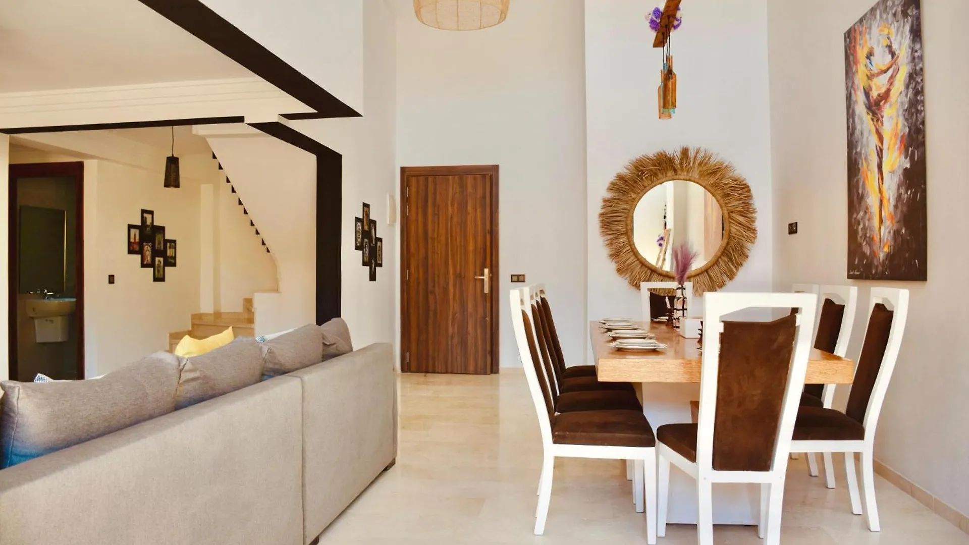 アパート マラケシュDuplex- M Avenue , Swimming Pool , Fibre Optique Wifi , Parking , Gueliz Centreアパートメント モロッコ