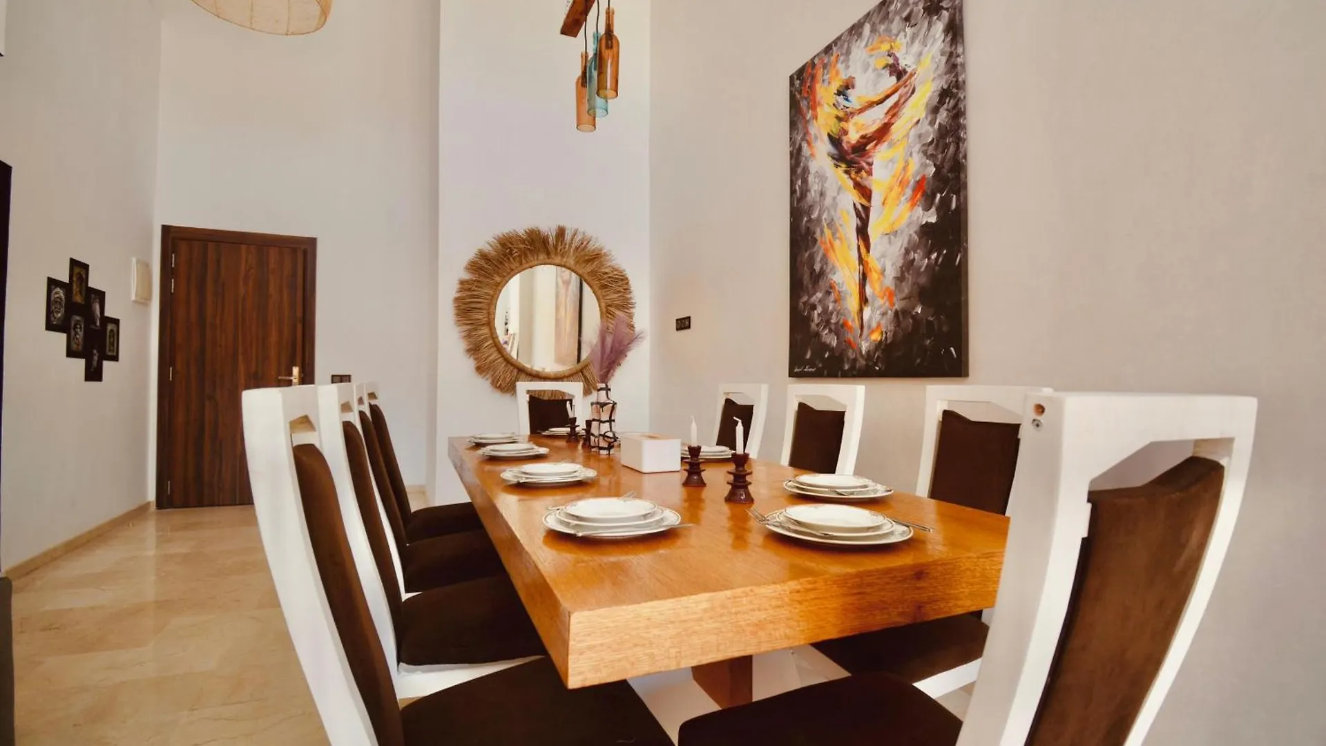 マラケシュDuplex- M Avenue , Swimming Pool , Fibre Optique Wifi , Parking , Gueliz Centreアパートメント モロッコ
